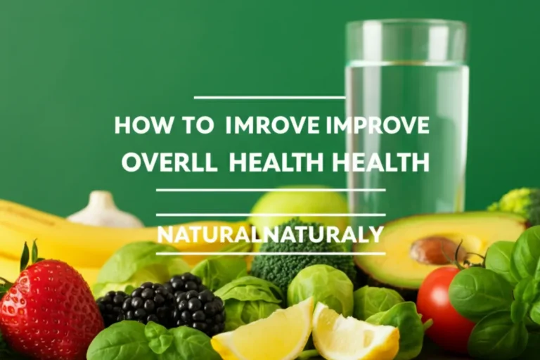 How to improve overall health naturally