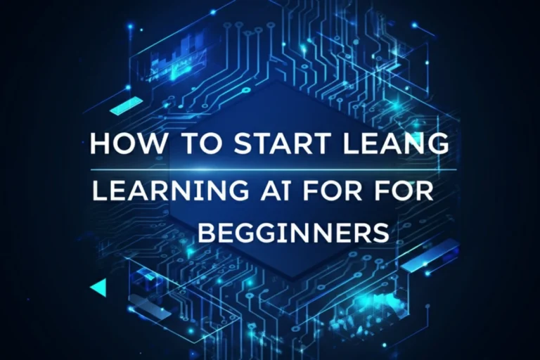 How to start learning AI for beginners