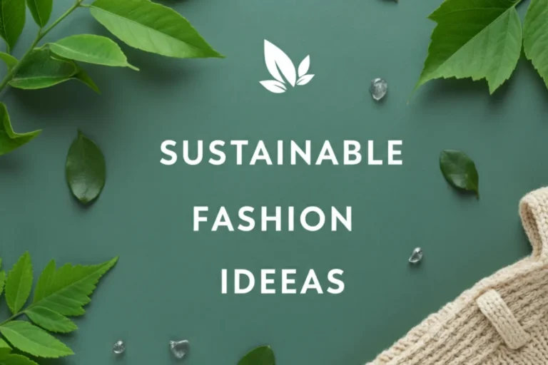 Sustainable fashion ideas